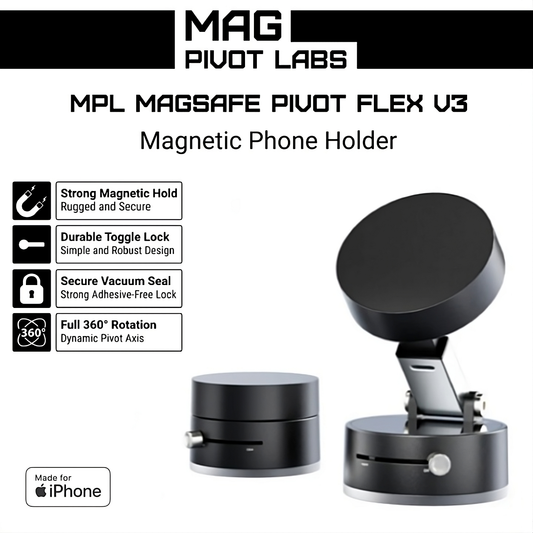 MPL MagSafe Pivot Flex V3 - Magnetic iPhone Holder